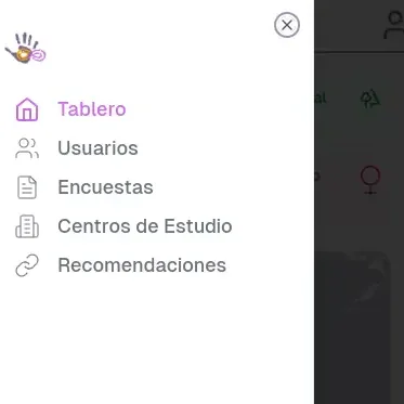 Mobile menu